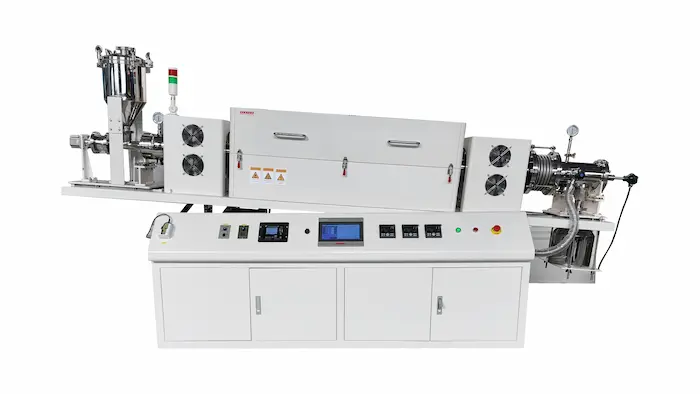 Fronte del forno a tubo rotante sottovuoto