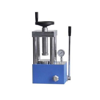 Manual Lab Hydraulic Pellet Press With Safety Cover 15T / 24T / 30T / 40T / 60T