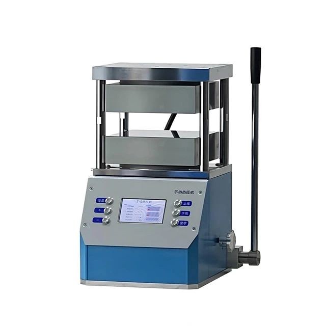 Integrated manual heated lab pellet press 120mm / 180mm / 200mm / 300mm