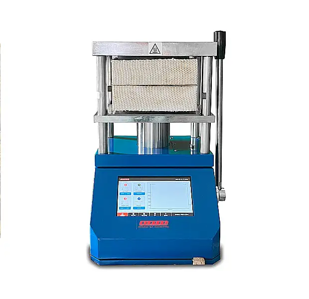 Front of manual tablet press