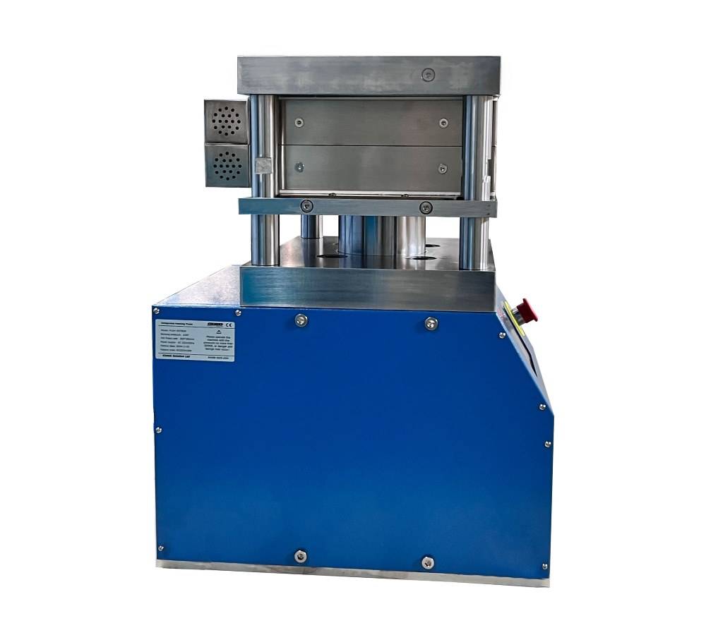 Lado de la prensa térmica