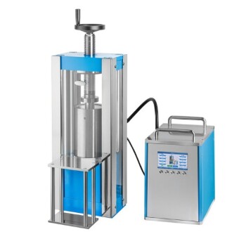 Prensa isostática a frio de laboratório com divisão eléctrica Máquina CIP para prensagem isostática a frio