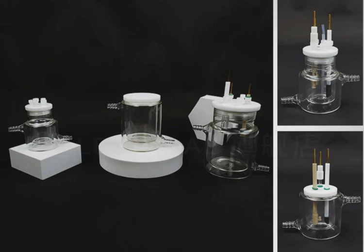 Double-layer water bath electrolytic cell detail