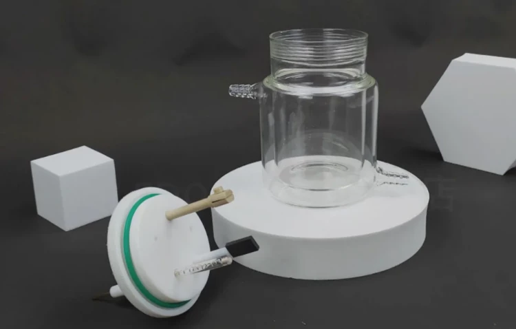 Double-layer water bath electrolytic cell detail
