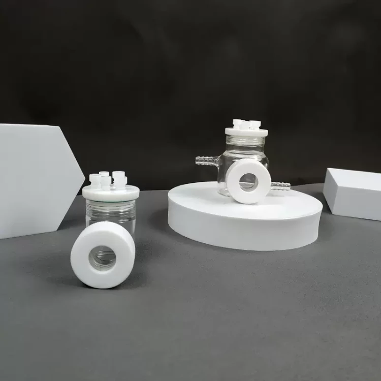 Detail der optischen Wasserbad-Elektrolysezelle 1