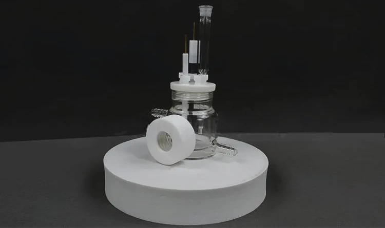Detail der optischen Wasserbad-Elektrolysezelle 6