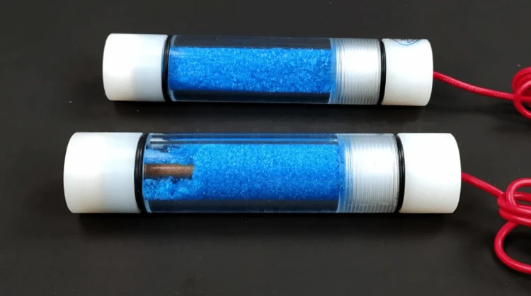 Kupfersulfat-Referenzelektrode, Detail 2