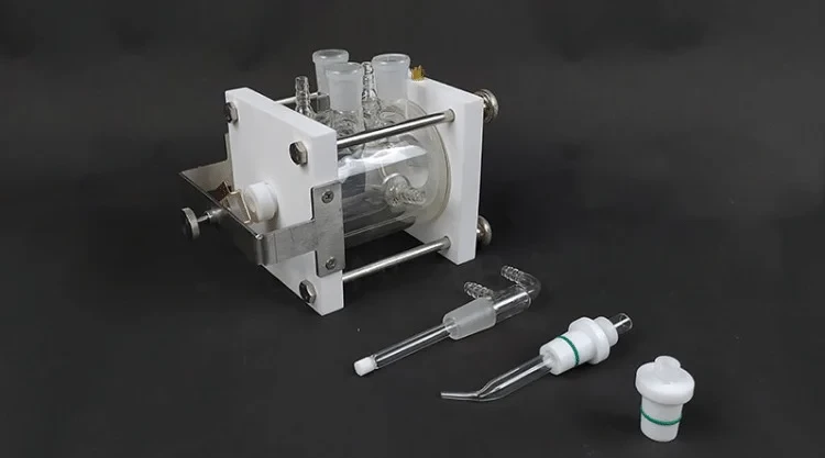 Detalle de celda electrolítica de corrosión plana 4