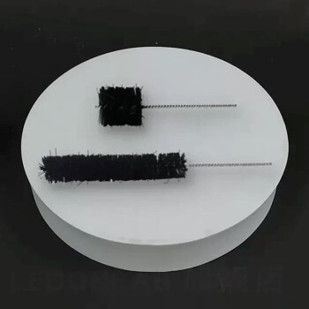 Conductive carbon fiber brush
