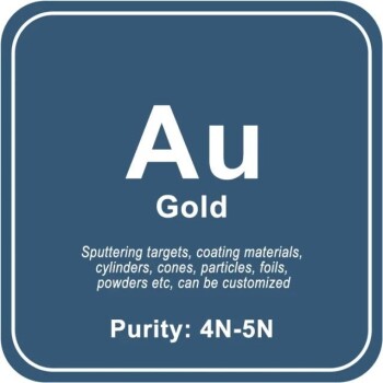 Sputtertarget / Pulver / Draht / Block / Granulat aus hochreinem Gold (Au).