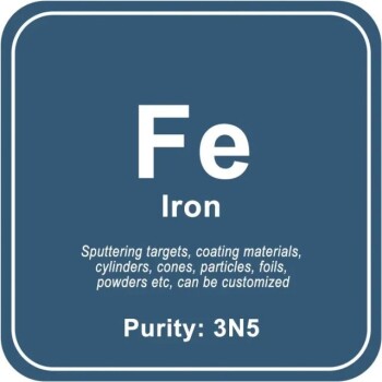 Cible de pulvérisation de fer (Fe) de haute pureté / poudre / fil / bloc / granule