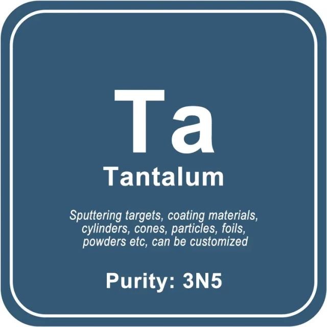 Blanco de pulverización catódica de tantalio (Ta) de alta pureza/polvo/alambre/bloque/gránulo