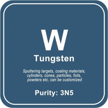 Tungsténio de alta pureza (W) Alvo de pulverização catódica / Pó / Fio / Bloco / Grânulo