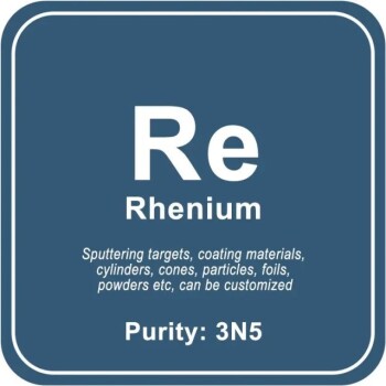 Cible de pulvérisation cathodique de rhénium (re) de grande pureté/poudre/fil/bloc/granule