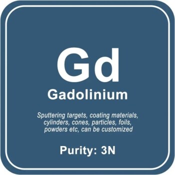 Bersaglio sputtering di gadolinio (Gd) di elevata purezza / polvere / filo / blocco / granulo