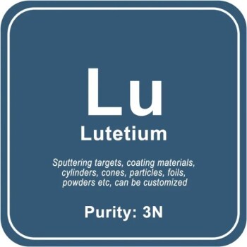 Cible de pulvérisation de lutétium (Lu) de haute pureté / poudre / fil / bloc / granule