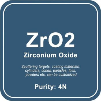 Blanco de pulverización catódica de óxido de circonio de alta pureza (ZrO2)/polvo/alambre/bloque/gránulo