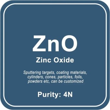 Cible de pulvérisation d'oxyde de zinc (ZnO) de grande pureté/poudre/fil/bloc/granule