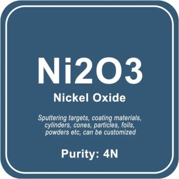 Cible de pulvérisation d'oxyde de nickel de grande pureté (Ni2O3)/poudre/fil/bloc/granule