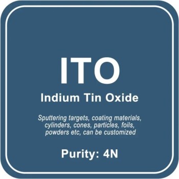 Cible de pulvérisation d'oxyde d'indium et d'étain (ITO) de haute pureté / poudre / fil / bloc / granule