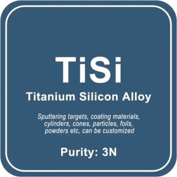 سبائك التيتانيوم السيليكون (TiSi) الرش الهدف / مسحوق / سلك / كتلة / حبيبة