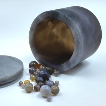 Pot de broyage en agate avec boules