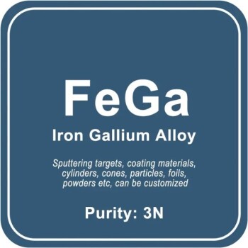 Lega di ferro e gallio (FeGa) Target sputtering / Polvere / Filo / Blocco / Granulo
