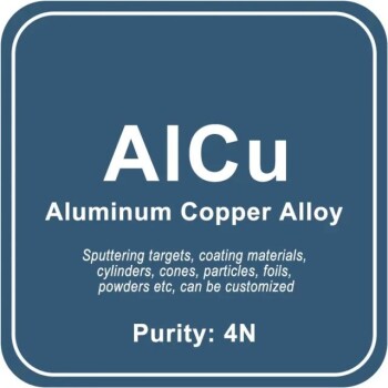 アルミニウム銅合金（AlCu）スパッタリングターゲット/粉末/ワイヤー/ブロック/顆粒