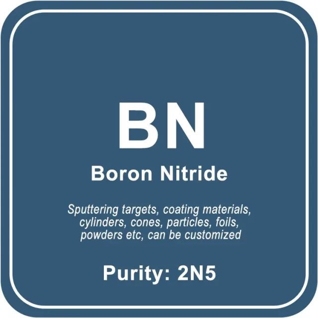 Blanco de pulverización catódica de nitruro de boro (BN)/polvo/alambre/bloque/gránulo