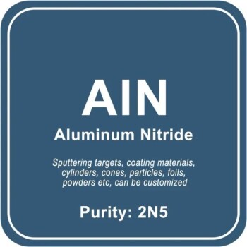 Alvo de pulverização catódica de nitreto de alumínio (AlN) / Pó / Fio / Bloco / Grânulo