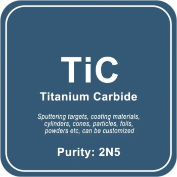 Bersaglio di sputtering in carburo di titanio (TiC) / polvere / filo / blocco / granulo