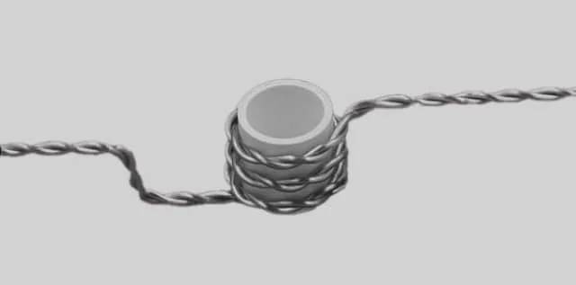 Juego de botes de evaporación de cerámica