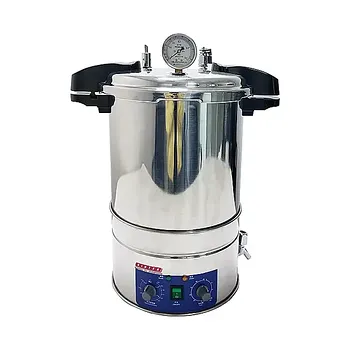 研究室用ポータブル高圧オートクレーブ蒸気滅菌器