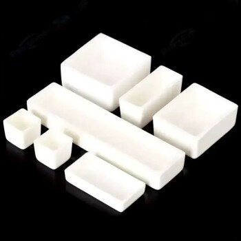 Alumina (Al2O3) Ceramic Crucible For Laboratory Muffle Furnace