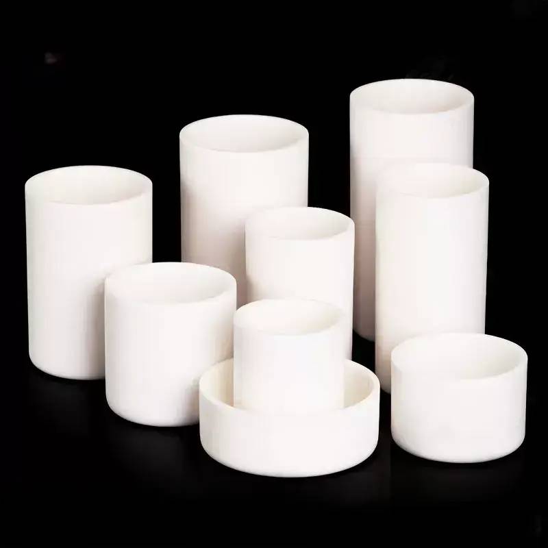 Zylindrischer Tiegel aus hochwertiger Aluminiumoxidkeramik, Detail 6