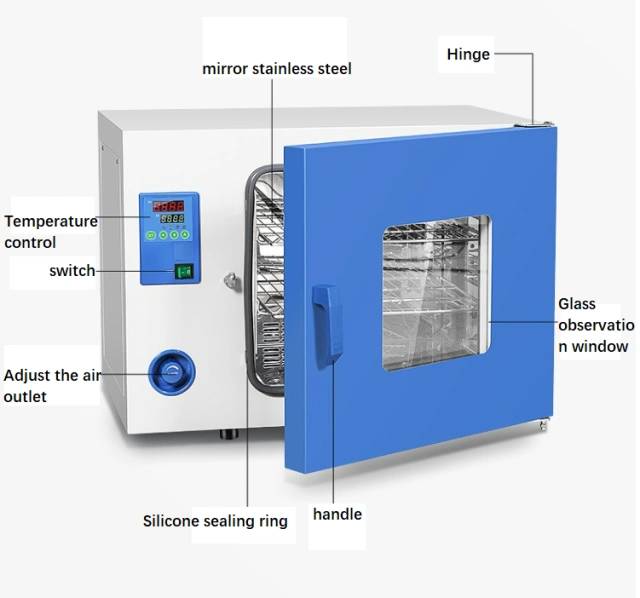 Vista frontal do esterilizador rápido de autoclave de secretária
