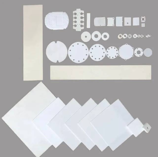 Lavorazione di pezzi speciali in allumina zirconia per piastre in ceramica su misura dettaglio 6