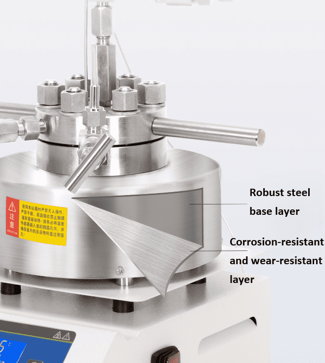 迷你不锈钢反应器细节