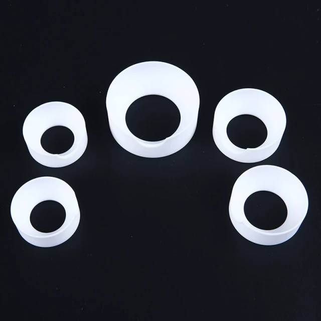 Detalhe do assento da válvula de esfera em PTFE 3