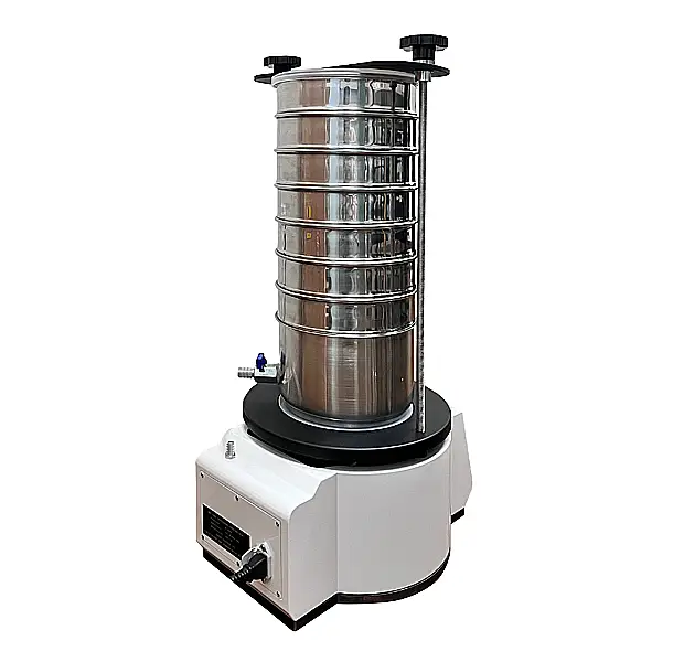 Вид сбоку машины для просеивания