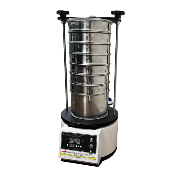 Вид спереди машины для просеивания