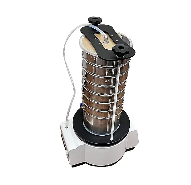 Вид сбоку машины для просеивания