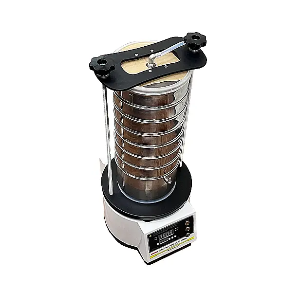 Вид сбоку машины для просеивания