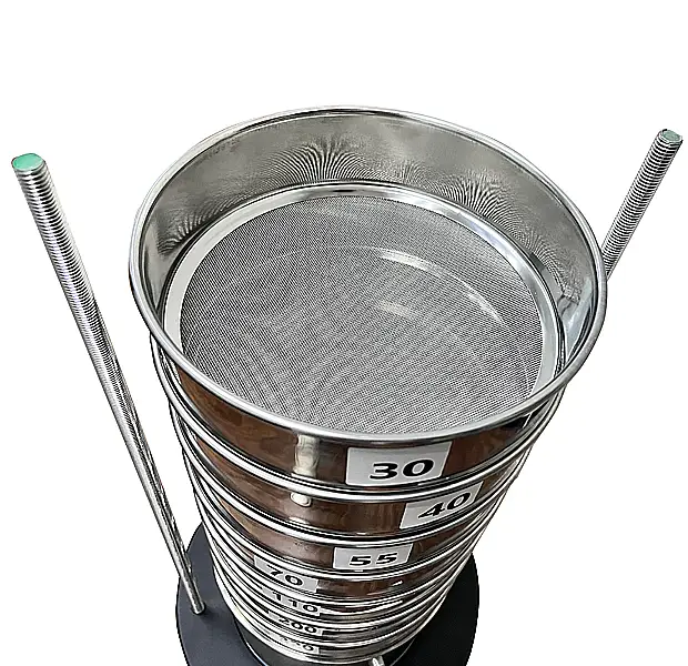 Вид фрагмента машины для просеивания