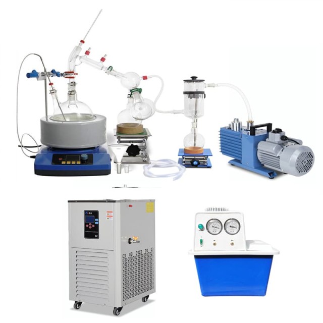 2L Short Path Distillation Unit System Vacuum Evaporator