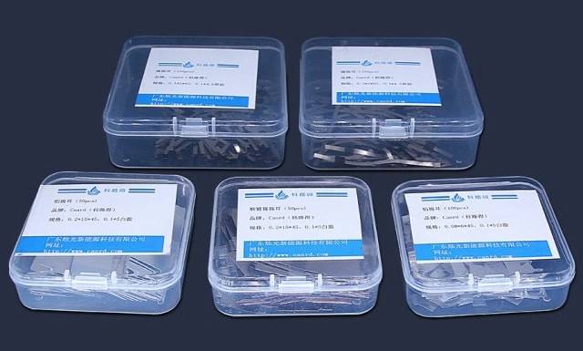 Nickel-aluminum tabs for soft pack lithium batteries detail 3