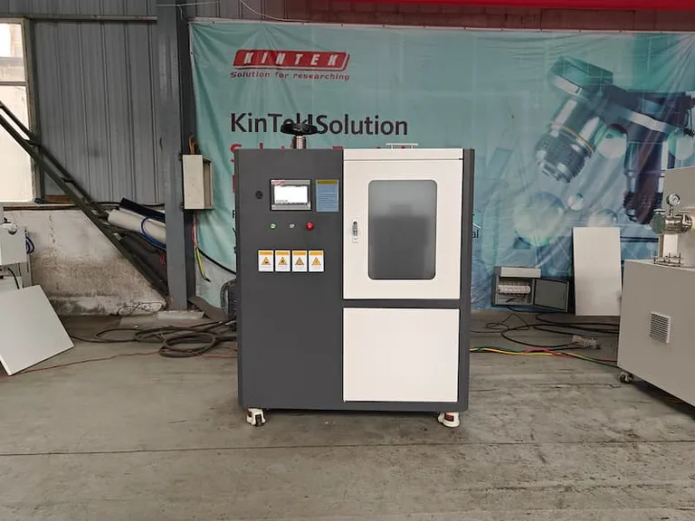 Front view of a warm isostatic press
