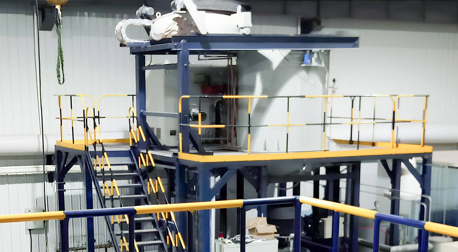 Graphitierungsofen mit Bodenentleerung für Kohlenstoffmaterialien