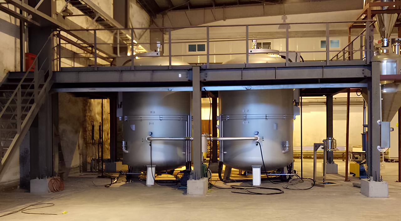 Forno de grafitização vertical grande