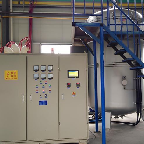 Large Vertical Graphitization Furnace